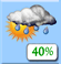Tuesday: A chance of showers, with thunderstorms also possible after 1pm. Mostly sunny, with a high near 93. Chance of precipitation is 40%. Tuesday: A chance of showers, with thunderstorms also possible after 1pm. Mostly sunny, with a high near 93. Chance of precipitation is 40%.